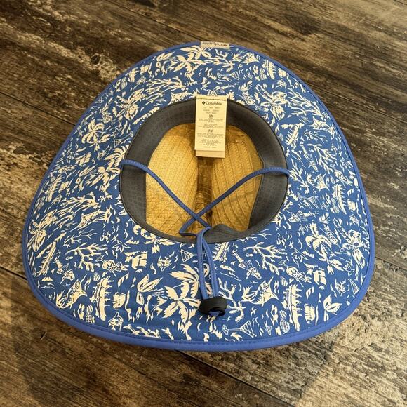 Columbia PFG Hat Cowboy Straw S/M Wide Brim Sun Protection Fishing Outdoors NWT - Picture 11 of 12